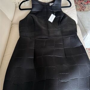 Milly Croc Embossed Racerback Dress